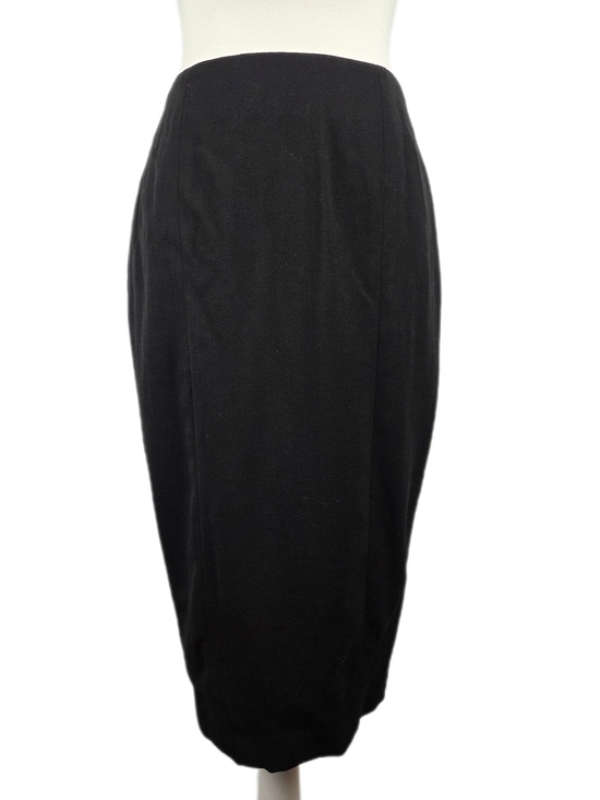 Holt Renfrew Dresses & Skirts - Vintage Holt Renfrew Studio Black Wool Pencil Skirt